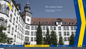 Startseite der Homepage